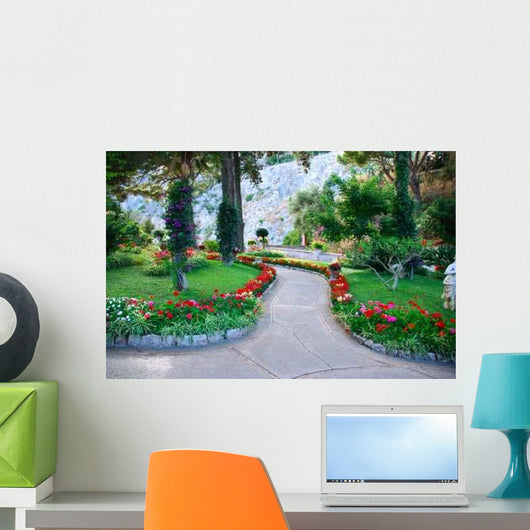 Public Garden Capri Island Wall Decal