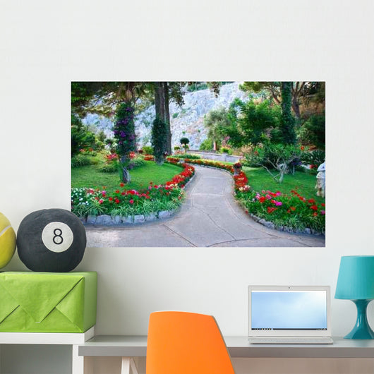 Public Garden Capri Island Wall Decal
