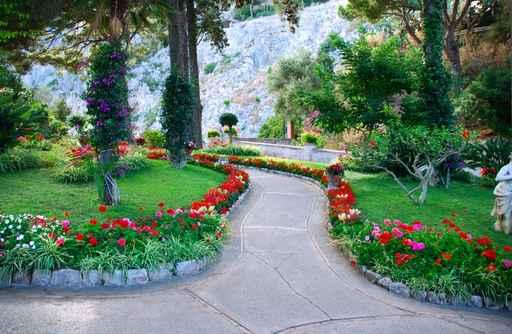 Public Garden Capri Island Wall Decal