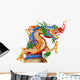 Chinese Dragon White Wall Decal