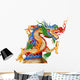 Chinese Dragon White Wall Decal