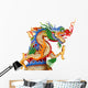 Chinese Dragon White Wall Decal