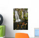Koi Fish Pond Waterfalls - Vertical Wall Decal