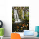Koi Fish Pond Waterfalls - Vertical Wall Decal