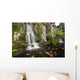 Koi Fish Pond Waterfalls - Horizontal Wall Decal