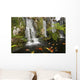Koi Fish Pond Waterfalls - Horizontal Wall Decal