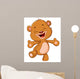 Cheerful Teddy Bear Wall Decal
