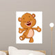 Cheerful Teddy Bear Wall Decal