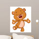 Cheerful Teddy Bear Wall Decal