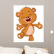 Cheerful Teddy Bear Wall Decal