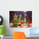 Gold Fish in a Tank Wall Decal