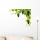Collage Vine Leaves And Grapes Wall Decal