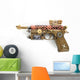 Steampunk Hand Cannon Wall Decal