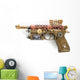 Steampunk Hand Cannon Wall Decal