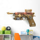 Steampunk Hand Cannon Wall Decal