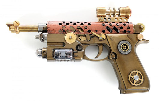 Steampunk Hand Cannon Wall Decal
