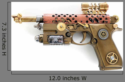 Steampunk Hand Cannon Wall Decal