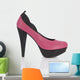 Pink Shoe Wall Decal