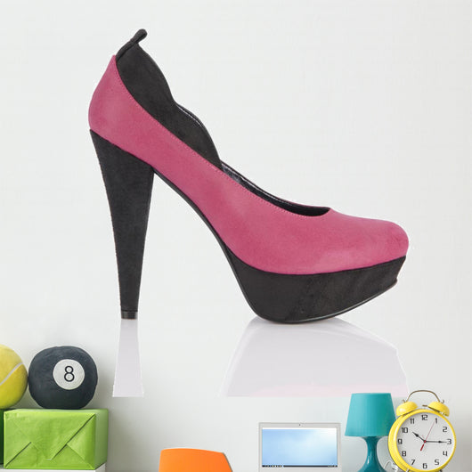 Pink Shoe Wall Decal