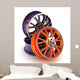 Car Wheels White Wall Decal