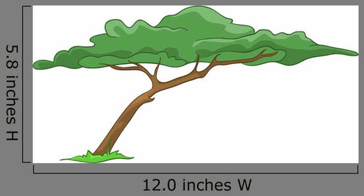 Cartoon Tree Wall Decal