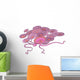 Cartoon Pink Alga Wall Decal