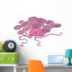 Cartoon Pink Alga Wall Decal