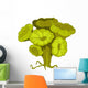 Cartoon Green Flower Alga Wall Decal