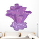 Cartoon Purple Ridge Alga Wall Decal