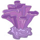 Cartoon Purple Ridge Alga Wall Decal