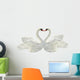 Two Swans Wall Decal