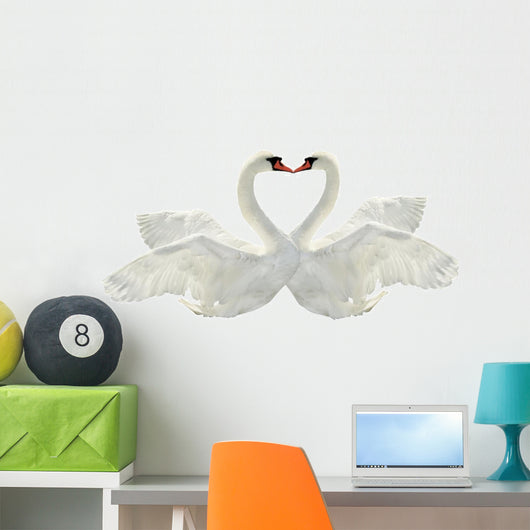 Two Swans Wall Decal