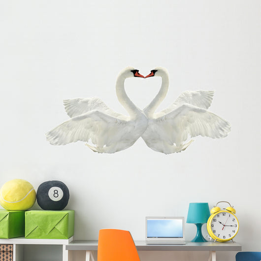 Two Swans Wall Decal