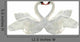 Two Swans Wall Decal