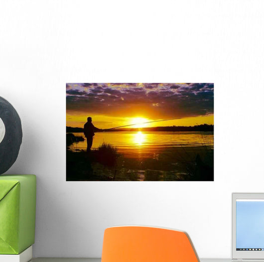 Single Man Quiet River Wall Decal