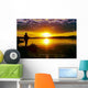 Single Man Quiet River Wall Decal