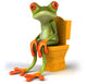Frog And Wc Wall Decal