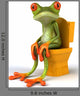 Frog And Wc Wall Decal