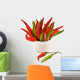 Red Green Chili Peppers Wall Decal