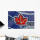 Mosaic Tile Maple Leaf Wall Decal