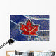 Mosaic Tile Maple Leaf Wall Decal