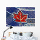Mosaic Tile Maple Leaf Wall Decal