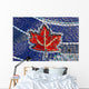 Mosaic Tile Maple Leaf Wall Decal