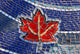 Mosaic Tile Maple Leaf Wall Decal