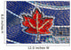 Mosaic Tile Maple Leaf Wall Decal