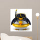 CG Penguin in a Duck Float Ring Wall Decal