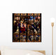 Nativity Scene Stained Glass Window Wall Decal