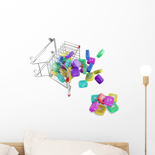 Software Concept Cloud Program Wall Decal
