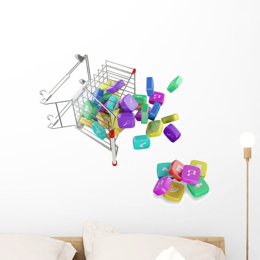 Software Concept Cloud Program Wall Decal