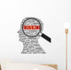 Magnifying Glass Thinking Wall Decal